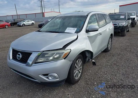 2013 Nissan Pathfinder S из США, поврежденный, VIN 5N1AR2MN9DC636198